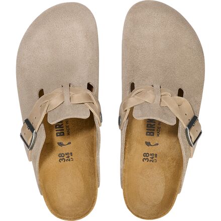 Birkenstock - Boston Braid Suede Narrow Clog - Women's