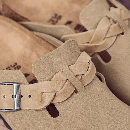 Birkenstock - Boston Braid Suede Narrow Clog - Women's