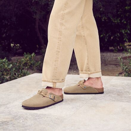 Birkenstock - Boston Braid Suede Narrow Clog - Women's