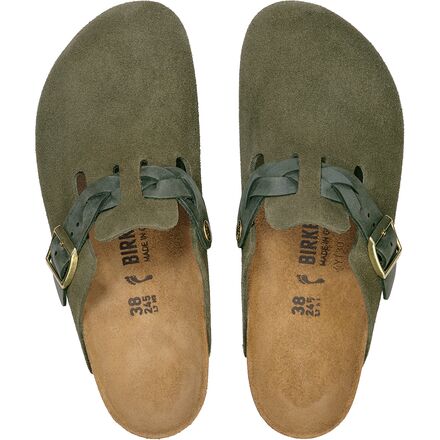 Birkenstock - Boston Braid Suede Narrow Clog - Women's