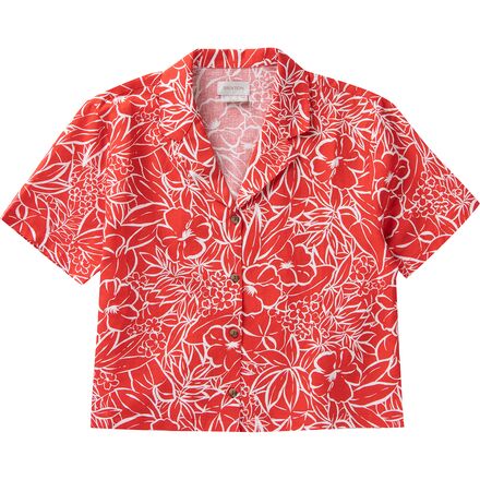 Brixton - Indo Linen Shirt - Women's - Aloha Red
