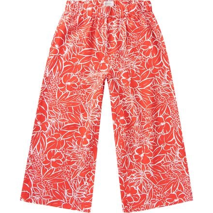 Brixton - Indo Linen Wide Leg Pant - Women's - Aloha Red
