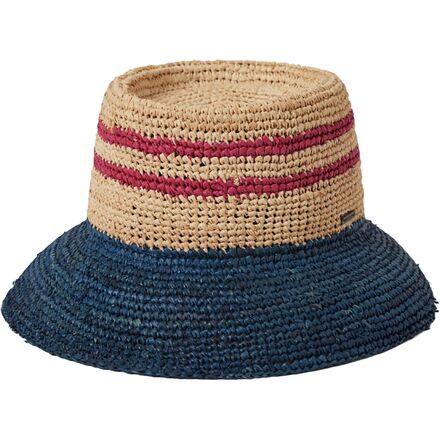 Ellee Straw Packable Bucket Hat - Women's