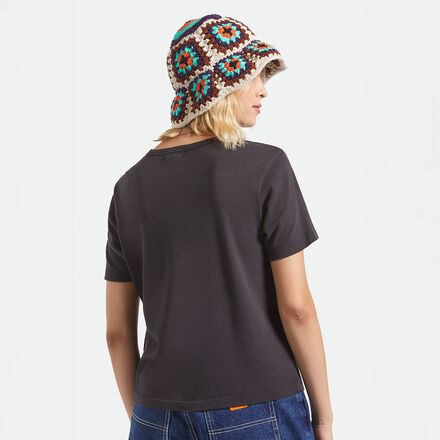 Brixton - Crochet Knit Bucket Hat - Women's