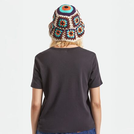 Brixton - Crochet Knit Bucket Hat - Women's