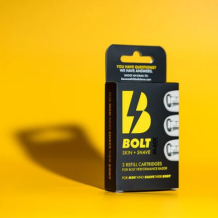 BOLT Shave - Skin + Shave Cartridge Refill Box BLACK EDITION