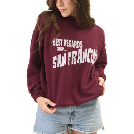 Best Regards - San Francisco Postcard Sweatshirt - Women's