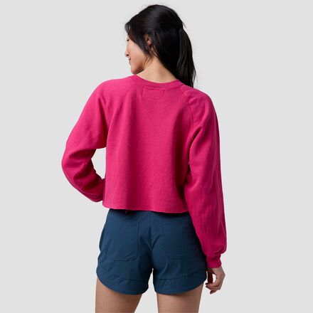 Best Regards - Wild Child Cropped Chainstitch Sweatshirt - Women's