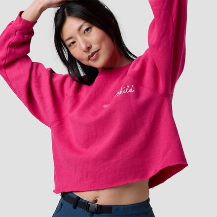 Best Regards - Wild Child Cropped Chainstitch Sweatshirt - Women's