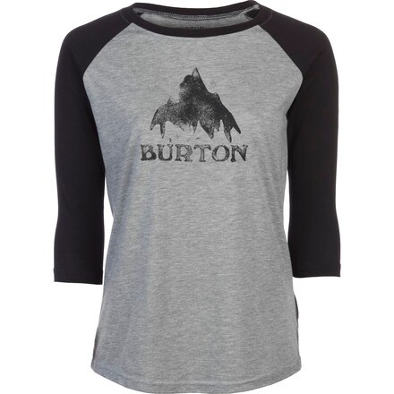 Burton - Stamped Mountain Raglan T-Shirt - 3/4-Sleeve - Women's
