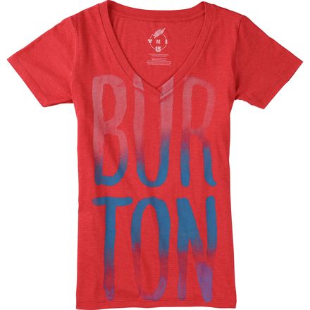 Burton - Large Type V-Neck T-Shirt - Short-Sleeve - Women's