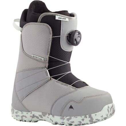 Burton - Zipline Boa Snowboard Boot - 2024 - Kids' - Gray/Neo-Mint
