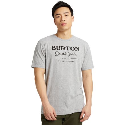 Burton - Durable Goods T-Shirt - Men's - Gray Heather