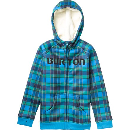 Burton - Bonded Sherpa-Lined Full-Zip Hoodie - Boys'