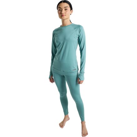 Haut Femme Burton Dryride Base Layer - Mi-poids, Manches Longues, Taille S