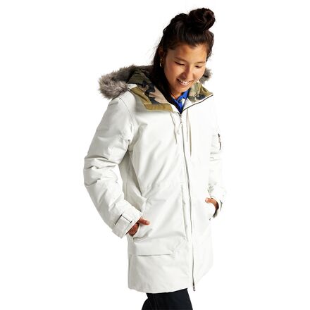 Burton Women's Saxton Parka Jacket Large Wood Thrush