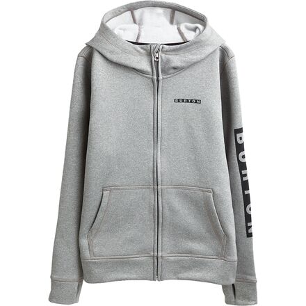 Burton - Oak Full-Zip Hoodie - Kids' - Gray Heather