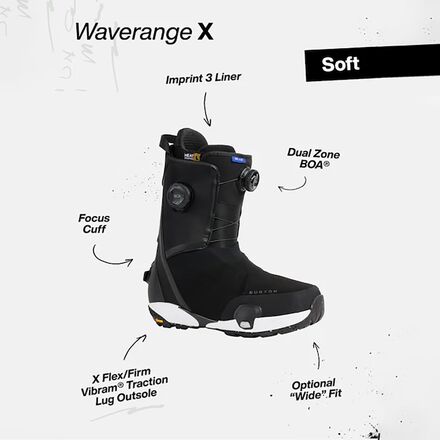 Burton - Waverange X Step On Snowboard Boot - 2026 - Women's
