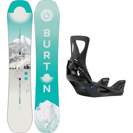 Feelgood Snowboard + Step On Package - Women's
