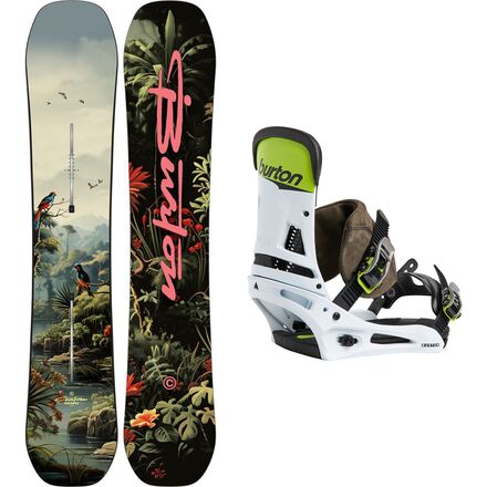 Custom Snowboard + Malavita Re:Flex Binding