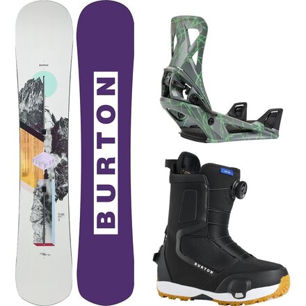 Hideaway Snowboard + Step On Re:Flex Binding + Highshot Boot