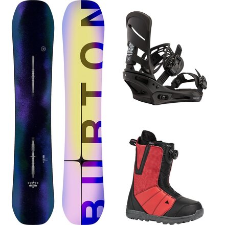 Custom Flying V w/ Moto Boa + Mission Re:Flex Snowboard Pkg