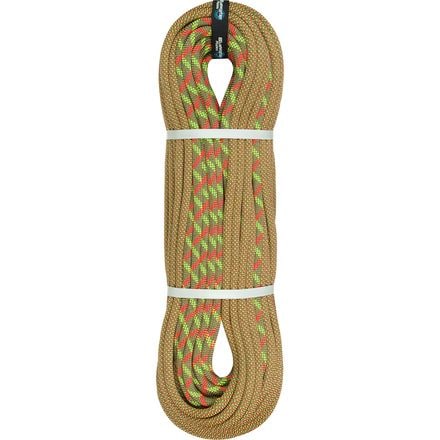 BlueWater - Neon Climbing Rope - 10.1mm - Bi-Color Coyote Brown