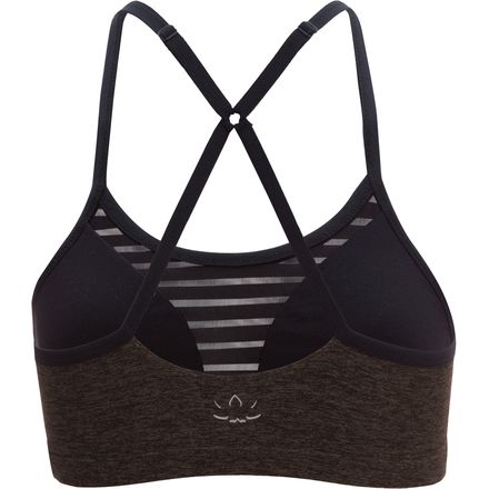 Beyond Yoga - Stacked And Sliced Racer Bra - Women's