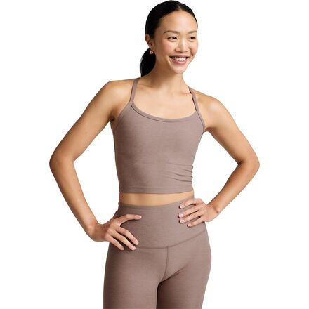 Spacedye Slim Racerback Cropped Tank Top - Women's