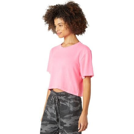 Beyond Yoga - Stay In Oversized Cropped T-Shirt - Women's