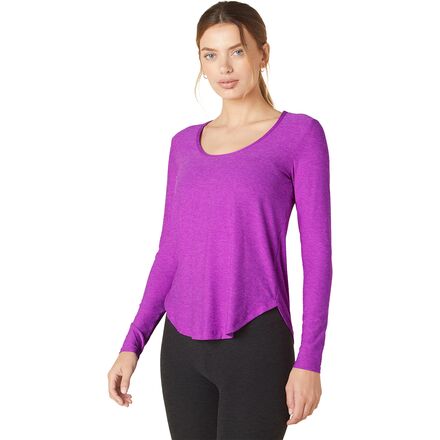 Beyond Yoga - Scooped Long-Sleeve Pullover Top - Women's