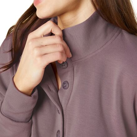 Beyond Yoga - East Coast Button Pullover - Women's