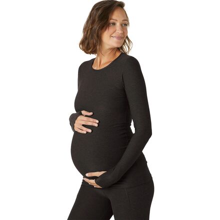 Beyond Yoga - Featherweight Count On Me Maternity Crew Pullover - Women's