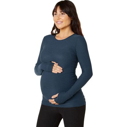 Beyond Yoga - Featherweight Count On Me Maternity Crew Pullover - Women's