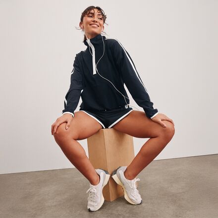 Beyond Yoga - Contrast 1/2-Zip Pullover - Women's