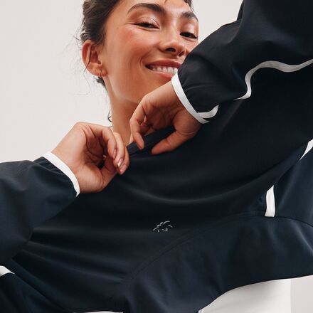 Beyond Yoga - Contrast 1/2-Zip Pullover - Women's