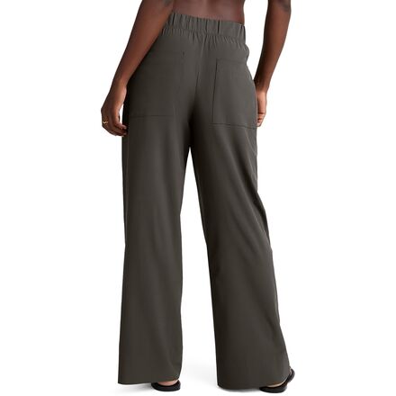 Beyond Yoga - Stretch Woven Wide Leg Pant - Women's