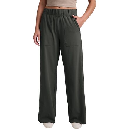 Stretch Woven Wide Leg Pant - Women's