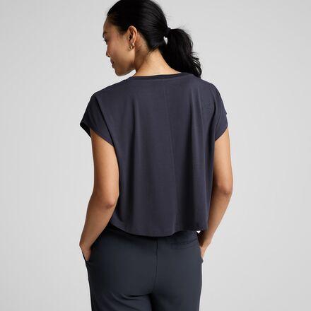 Beyond Yoga - Studio Knit Cropped T-Shirt - Women's