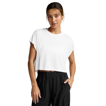 Studio Knit Cropped T-Shirt - Women's