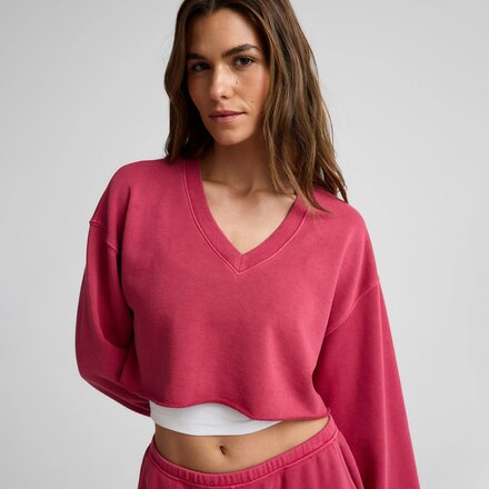 Beyond Yoga - Fade Out Cropped Long-Sleeve Top - Women's