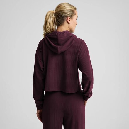 Beyond Yoga - Breathe Easy Ribbed Hoodie - Women's