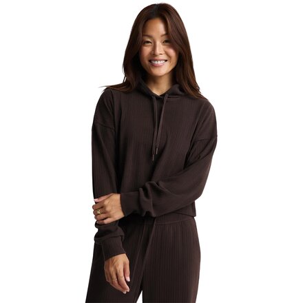Breathe Easy Ribbed Hoodie - Women's