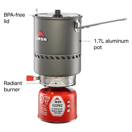 MSR - Reactor 1.7L Stove System