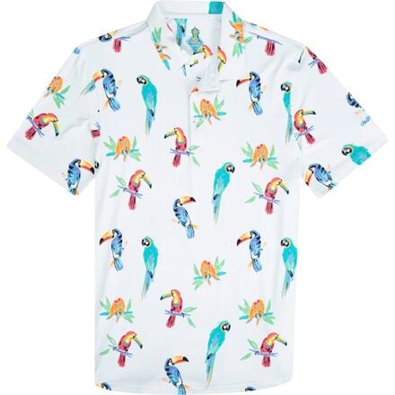 Chubbies - The Birds Of Polodise Shirt - Men's - Optic White/Pattern Base (Includes Plaids)