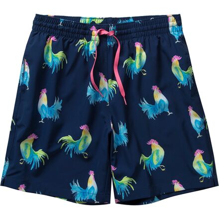 Chubbies - The Fowl Plays 7in Stretch Swim Trunk - Men's - Open Red