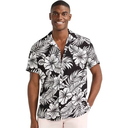 Chubbies - The Visual Ferner (Rayon Sunday) Shirt - Men's - Black/Solid