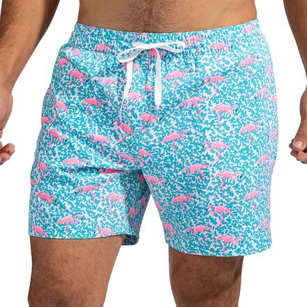 Chubbies - Classic Lined 5.5in Swim Trunk - Men's - The Domingos Are For Flamingos
