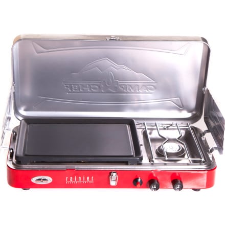 Camp Chef - Rainier 2 Burner Stove with Griddle