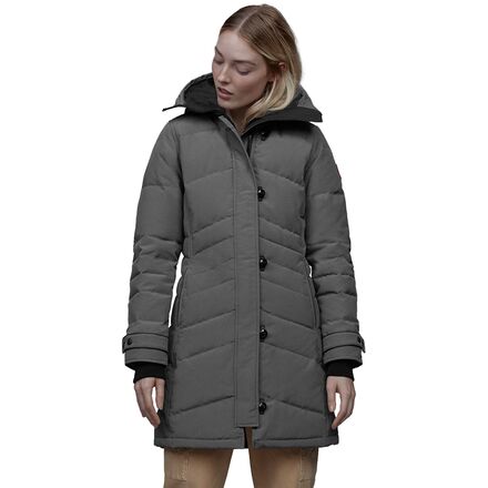lorette parka white